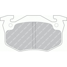 FDB558D FERODO Комплект тормозных колодок, дисковый тормоз