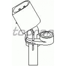 110 606 TOPRAN Датчик, частота вращения колеса