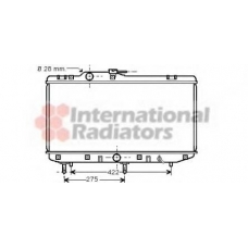 53002208 VAN WEZEL Радиатор, охлаждение двигателя