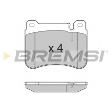 BP3265 BREMSI Комплект тормозных колодок, дисковый тормоз