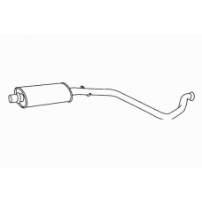 615217 FONOS Средний глушитель выхлопных газов