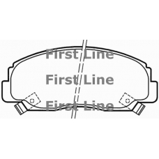 FBP1560 FIRST LINE Комплект тормозных колодок, дисковый тормоз