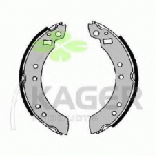 34-0237 KAGER Комплект тормозных колодок