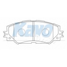 BP-9116 KAVO PARTS Комплект тормозных колодок, дисковый тормоз