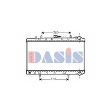 070044N AKS DASIS Радиатор, охлаждение двигателя