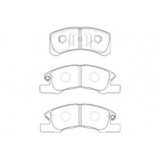 WBP24229A WAGNER LOCKHEED Комплект тормозных колодок, дисковый тормоз