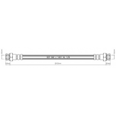 VBH928 MOTAQUIP Тормозной шланг