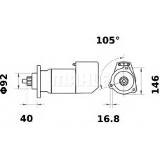 MS 472 MAHLE Стартер