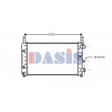 090040N AKS DASIS Радиатор, охлаждение двигателя