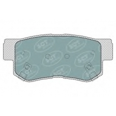 SP 326 PR SCT Комплект тормозных колодок, дисковый тормоз