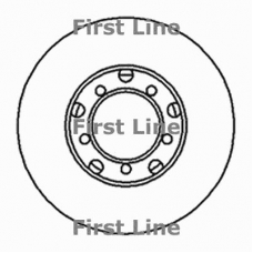 FBD445 FIRST LINE Тормозной диск