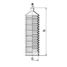 83601 SPIDAN Пыльник, рулевое управление