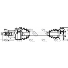 235002 GSP Приводной вал