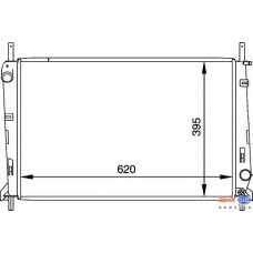 8MK 376 720-311 HELLA Радиатор, охлаждение двигателя