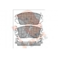 RB1745 R BRAKE Комплект тормозных колодок, дисковый тормоз