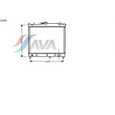 SZ2055 AVA Радиатор, охлаждение двигателя
