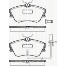 8110 29034 TRISCAN Комплект тормозных колодок, дисковый тормоз