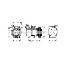 HYK278 AVA Компрессор, кондиционер