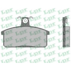 05P1498 LPR Комплект тормозных колодок, дисковый тормоз