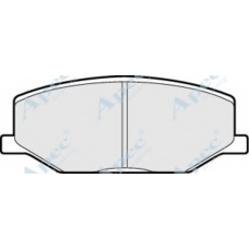 PAD468 APEC Комплект тормозных колодок, дисковый тормоз