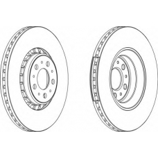 DDF1371C FERODO Тормозной диск