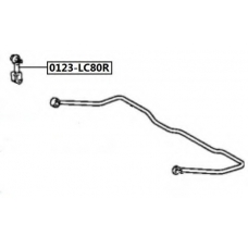 0123-LC80R ASVA Тяга / стойка, стабилизатор