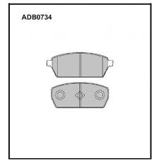 ADB0734 Allied Nippon Тормозные колодки