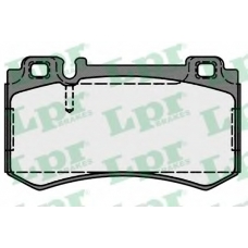 05P1719 LPR Комплект тормозных колодок, дисковый тормоз