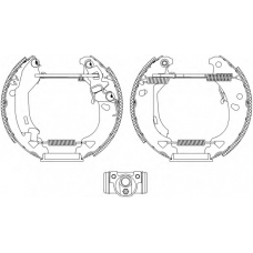 8DB 355 004-341 HELLA Комплект тормозных колодок