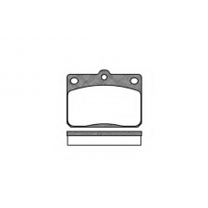 P1793.40 WOKING Комплект тормозных колодок, дисковый тормоз