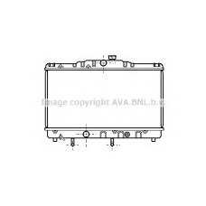 TO2116 Prasco Радиатор, охлаждение двигателя