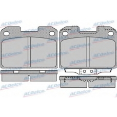 AC0581022D AC Delco Комплект тормозных колодок, дисковый тормоз