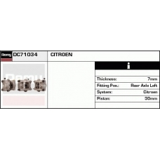 DC71034 DELCO REMY Тормозной суппорт