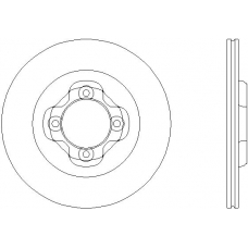 MDC657 MINTEX Тормозной диск