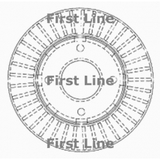 FBD1525 FIRST LINE Тормозной диск