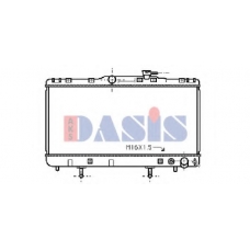 210710N AKS DASIS Радиатор, охлаждение двигателя