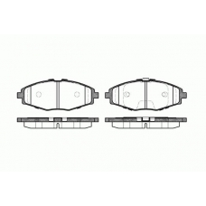 0696.00 REMSA Комплект тормозных колодок, дисковый тормоз