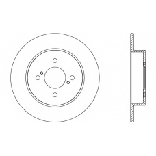 BDA2662.10 OPEN PARTS Тормозной диск