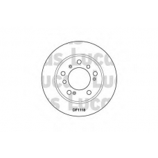DF1118 TRW Тормозной диск