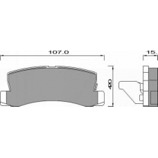 AC428881D AC Delco Комплект тормозных колодок, дисковый тормоз