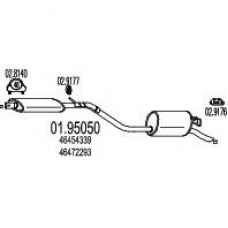 01.95050 MTS Глушитель выхлопных газов конечный