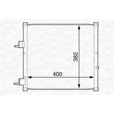 350203227000 MAGNETI MARELLI Конденсатор, кондиционер