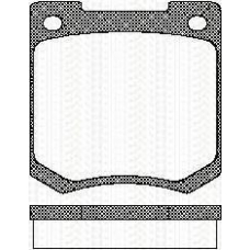 8110 10425 TRISCAN Комплект тормозных колодок, дисковый тормоз