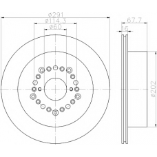 MDC1952 MINTEX Тормозной диск