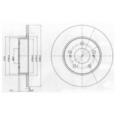 BG3904 DELPHI Тормозной диск