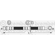 T 28 070 BREMBO Тормозной шланг