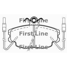 FBP3012 FIRST LINE Комплект тормозных колодок, дисковый тормоз