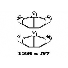 BL1073A1 FTE Комплект тормозных колодок, дисковый тормоз