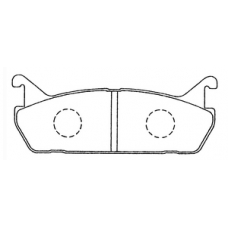 PN-5198 JNBK Колодки тормозные