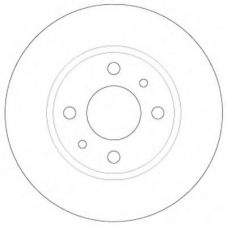 DF1736 TRW Тормозной диск